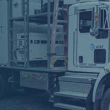 A FirstNet SatCOLT deployable A FirstNet SatCOLT deployable