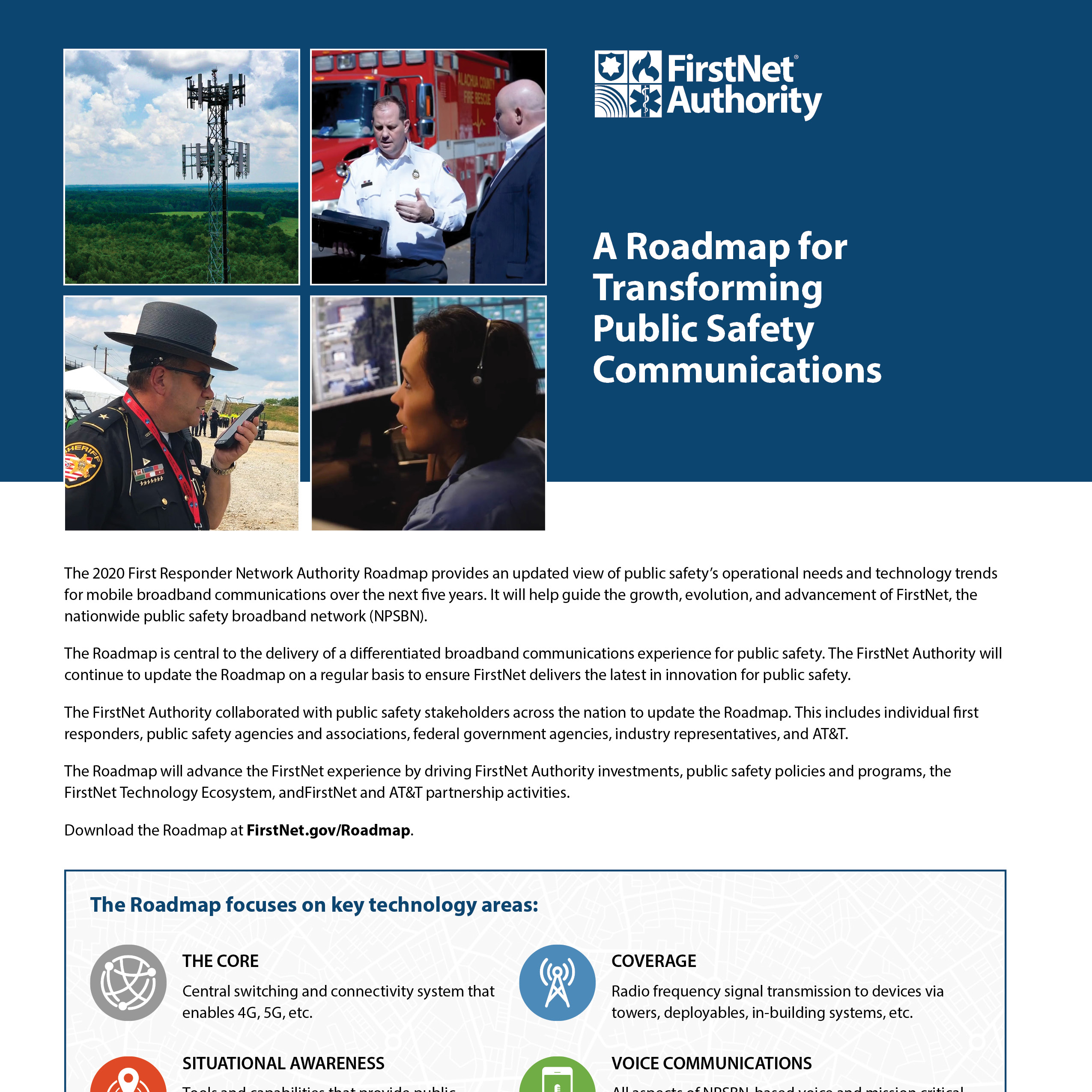 First page of the Roadmap Factsheet
