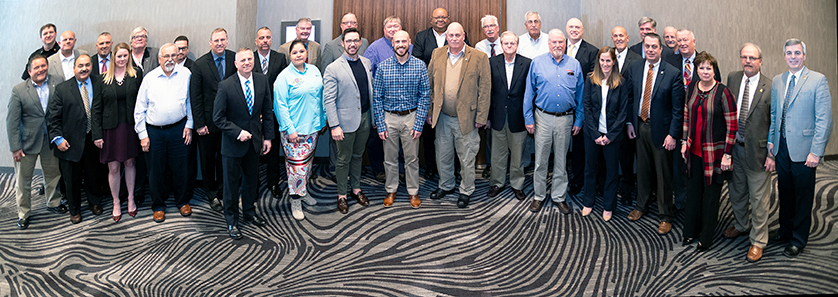 PSAC members and the FirstNet team at the Fall 2018 PSAC meeting.