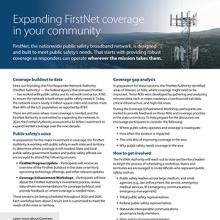 Factsheets | First Responder Network Authority