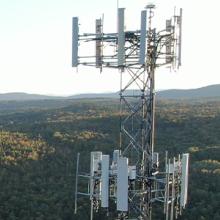 A FirstNet tower in rural woodlands provides coverage to rural first responders. A FirstNet tower in rural woodlands provides coverage to rural first responders.