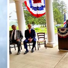 FirstNet cell tower, FirstNet Authority Board Member Karima Holmes and local representatives speak at event FirstNet cell tower, FirstNet Authority Board Member Karima Holmes and local representatives speak at event