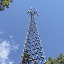A new FirstNet cell tower located in Swain County, North Carolina