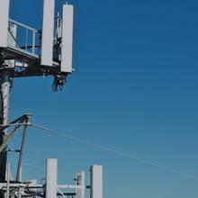 County map of Delaware, FirstNet tower