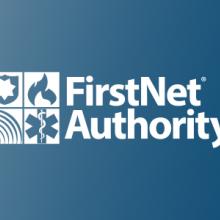 FirstNet Authority logo with gradient blue background   