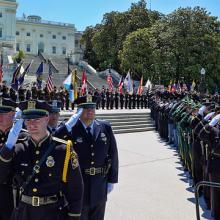 During National Police Week, officers from around the nation gather to pay tribute to the fallen. 