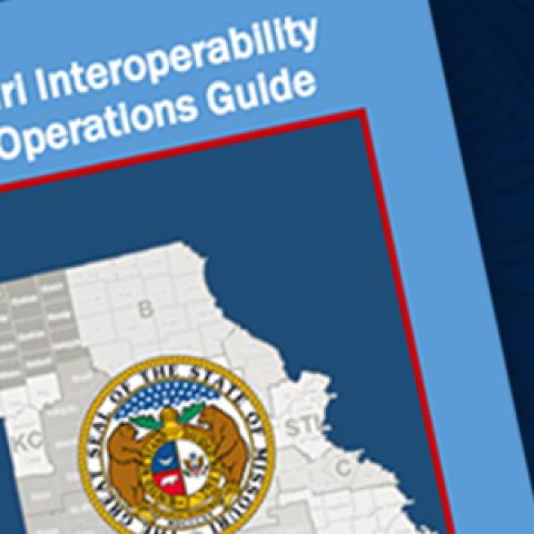 Missouri Field Operations Guide cover with Missouri state outline and Missouri state seal overlaid.