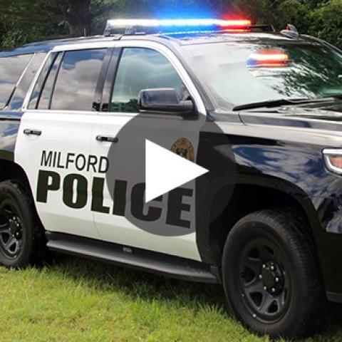 Milford Police Patrol car 