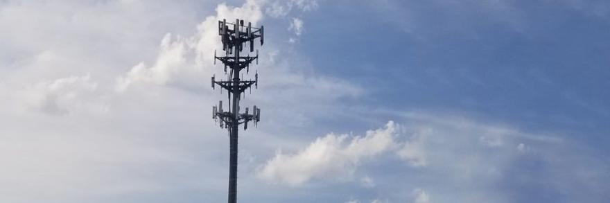 A cell tower
