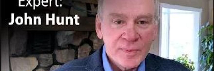 John Hunt headshot  with text: Meet the Expert: John Hunt