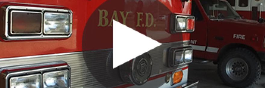 A Bay Fire Department engine