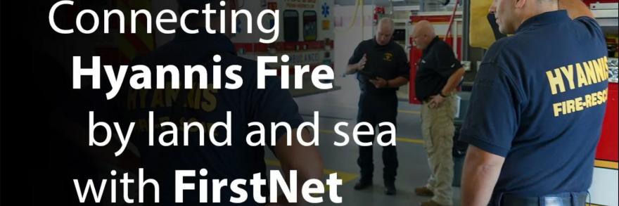 Hyannis Fire Department Fire fighters inside fire station in a meeting . 