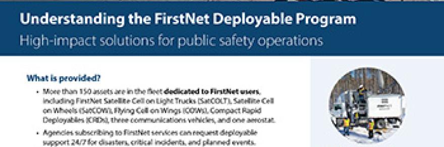 FirstNet Deployables