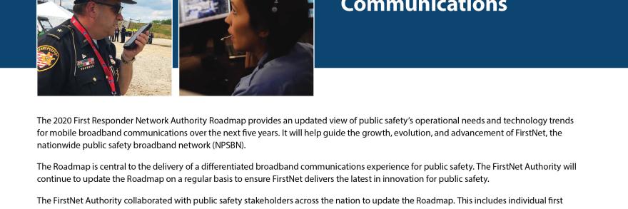 First page of the Roadmap Factsheet