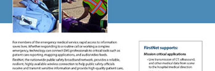 FirstNet for Emergency Medical Services Factsheet