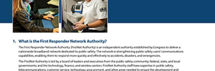 FirstNet Authority Top 10 Frequently Asked Questions
