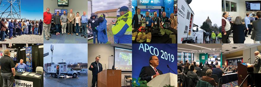 FirstNet Authority staff engaging public safety at a variety of events across the country