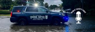 St. Augustine Police SUV with blue Gradient background St. Augustine Police SUV with blue Gradient background