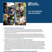 FirstNet Authority Las 10 preguntas más frecuentes