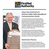 Harlin McEwen Award factsheet cover Harlin McEwen Award factsheet cover
